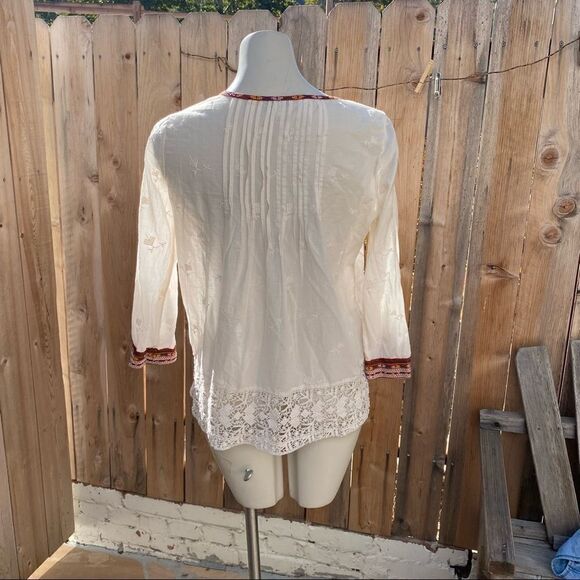 Joie Boho Peasant Blouse size small - Picture 6 of 10